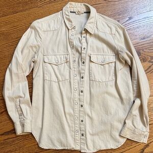 Pilcro western style Button-Up Shirt, Size XS